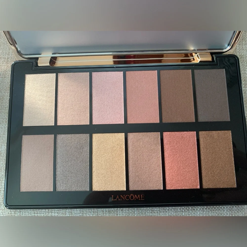 NEW Lancôme Palette Rose Gold 12 Shadows 6x4 Case in Original Box - Picture 3 of 11